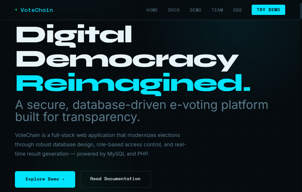 E-Voting Management System