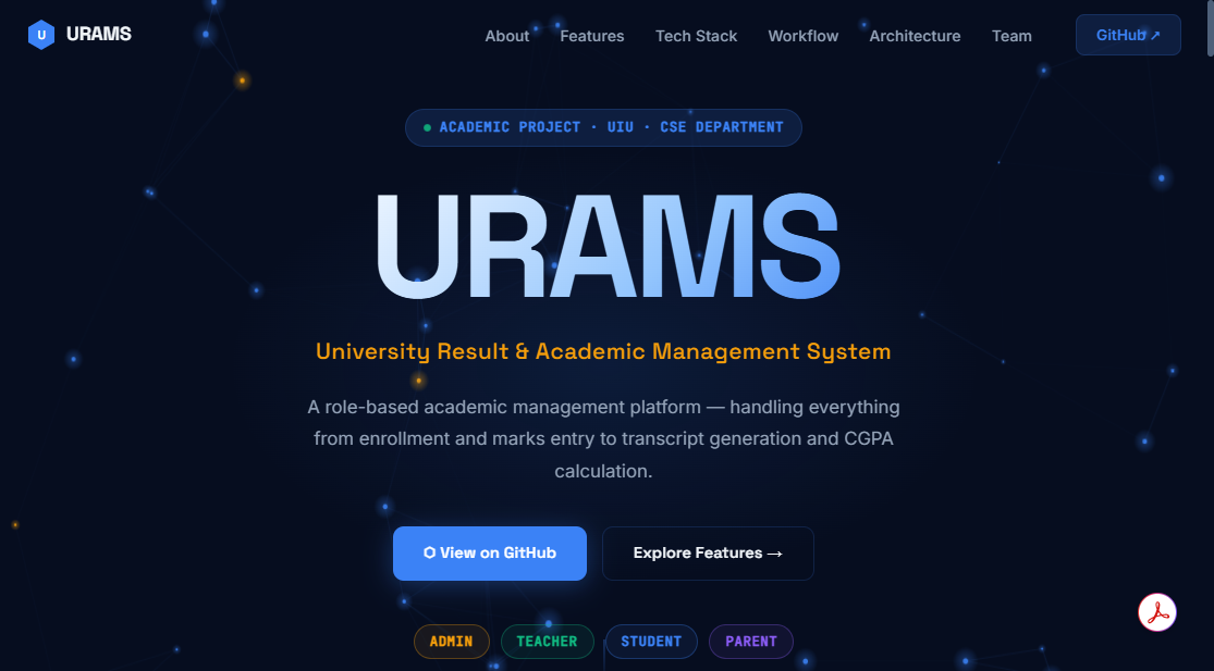 UIU Result and Attendance Management System